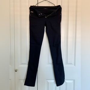 Gucci dark navy low waist skinny pants size 29/32